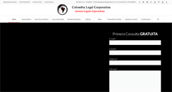 Desktop Screenshot of colombialegalcorp.com